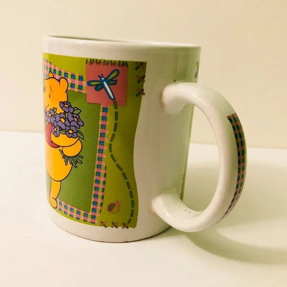 Disney Winnie the Pooh with Flowers Coffee Mug Butterfly  Cup - Picture 6 of 12